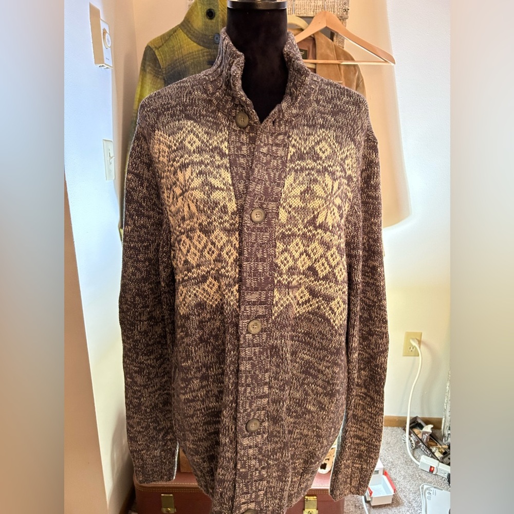 NWTS Women’s Sonoma Long Cardigan size XL Gray/Cream